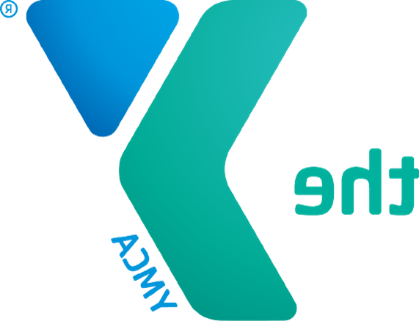 YMCA的标志是绿色和蓝色的Y